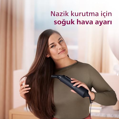 Philips AirStyler Serie 5000 – Haarstyler mit 5 Styling-Aufsätzen (Modell BHA530/00)
