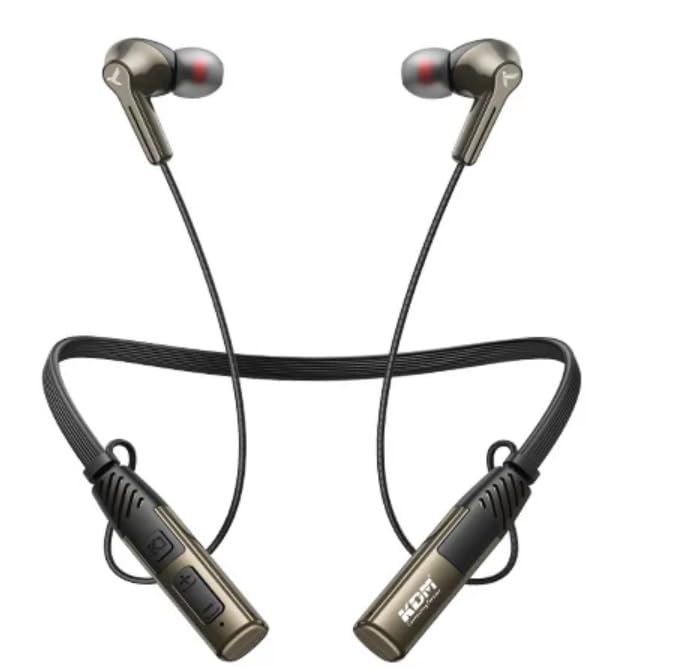 KDM A2 TWINBAND Neckband Earphones, Bluetooth 5.4, 40 Hours Talk