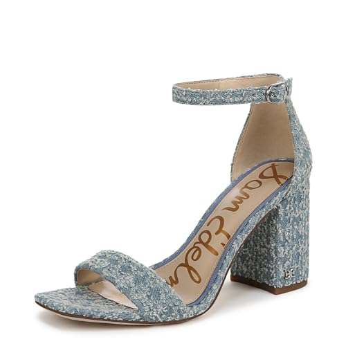 Sandales à talons Daniella Sam Edelman bleu Montrose en cuir taille 37.5