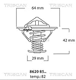 Öffnungstemperatur [°C]: 82 TRISCAN 8620 8582 Thermostat, Kühlmittel