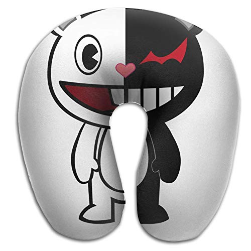 XCNGG Danganronpa Monokuma, Almohada Unisex Estampada en Forma de U