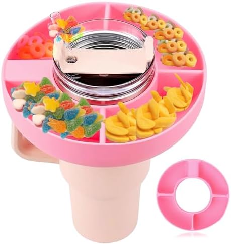 Ciotola in silicone per snack compatibile con Stanley Cup, 4
