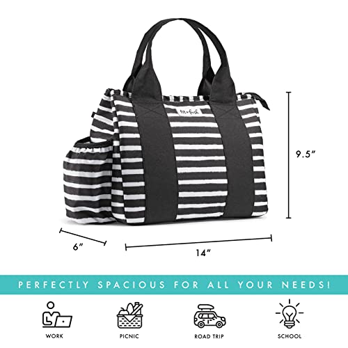 Fit+Fresh Sanibel Adult Insulated Lunch Bag Women Love As A Lunchbox, Lunch Tote, Cute Small Lunch Box For Women, Lunch Box Men, Lunch Bags Women, Insulated Lunch Box, Lunch Boxes, Adult Lunch, Black #TOP2