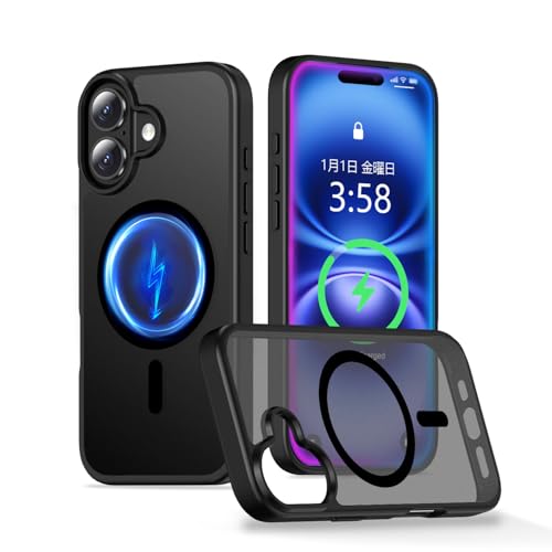 MINIKA iPhone 16 �p �P�[�X Magsafe �Ή� �X�}�z�P�[�X ��Phone 16 �P�[�X �}�b�g�� �ČRMIL�K�i ��� �ϏՌ� �w��h�~ ���ϖh�~ �}�O�Z�[�t �}�O�l�b�g���� ���C�����X�[�d �A�C�z�� 16 �A�C�t�H�� 16 �X�}�z 