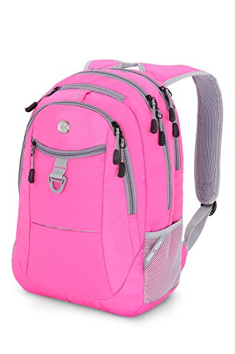 SwissGear 5982 Colors Backpack, Pink/Grey, 15-Inch Laptop