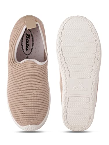 BATA Women’s Lightweight Fashion Casual Sneakers, Breathable Mesh Slip On Shoes with Cushioned Insole, Comfortable for Walking, Running, Tennis, Daily Wear, Work, Travel & Light Exercise, 5 (UK) — view 5