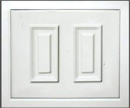 PVC uPVC White Half Door Panel 20mm 24mm 28mm 790mm x 950mm Braid (28mm)