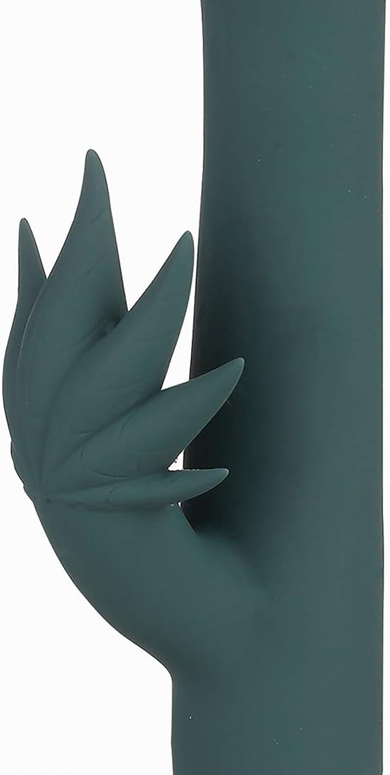 KUSHA Crystal Gems USB Rechargeable 10-Function G-SPOT Rabbit-Style Vibrator - Gray