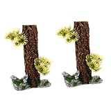 Tronc d'arbre en résine : la forme réaliste de ce tronc d'arbre contribue à ajouter une atmosphère naturelle.