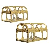 Boîtes à souvenirs pour femmes – le design de coffre au trésor est très original et de taille idéale, facile à transporter, petit étui en plastique