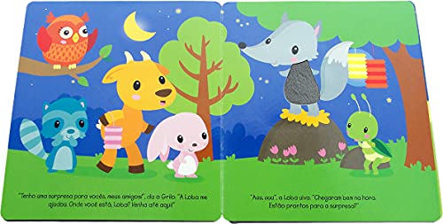 Coleção Toque, Sinta, Ouça E Aprenda. 3 Livros Com Lindas Ilustrações, Texturas E Sons. Deliciosa Ex