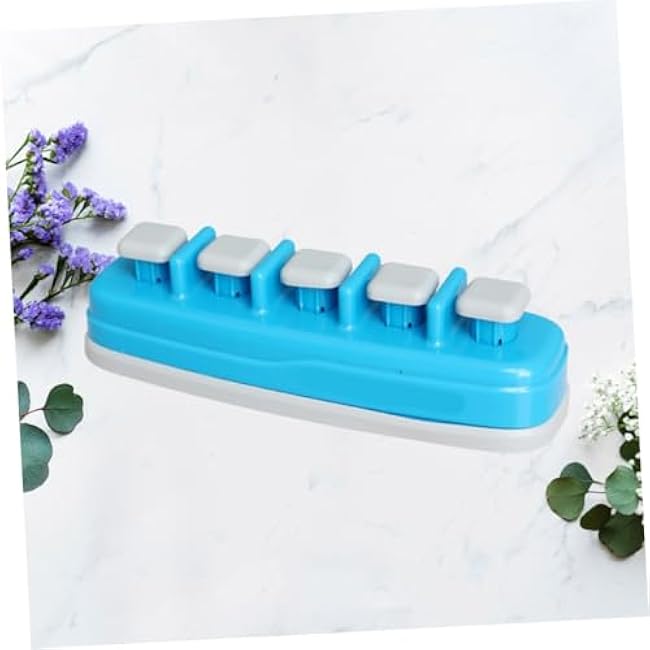 Totority Piano Finger Trainer Blue Moderate Finger Exerciser for Hand Grip Strength and Dexterity for Musicians and Athletes Portable Hand Exercise Tool for Flexibility and Mobility