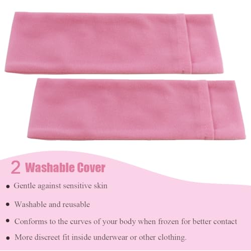 Image of Perineal Cooling Pad for Postpartum Recovery, Extra Durable Gel Cold Packs for Hemorrhoids & C-Section Relief, 2 Reusable Ice Packs & 2 Washable Covers, New Mom Gift
