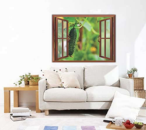 Image of CVANU Delightful Sight of Nature Eye Pleasing View Removable Window Wall Sticker /Decals for Living Room etc Cv 30