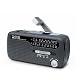 Weltempfänger Muse MH-07DS tragbares Kurbel-Radio mit Taschenlampe