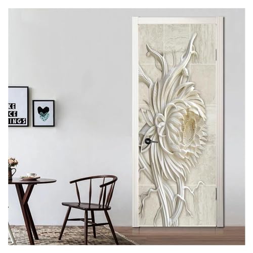 Affiche murale auto-adhésive chrysanthème 3D décor haut de gamme - 6