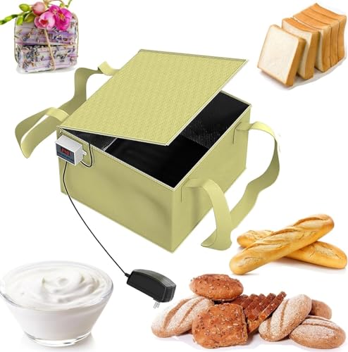 MIDUOLAI Fermentador De Pan, Caja De Prueba De Masa, Fermentador De Masa VersáTil, con Control Preciso Temperatura, para Hacer Pan, Yogurt, Natto, JabóN Hecho A Mano, para Hornear Y Fermentar
