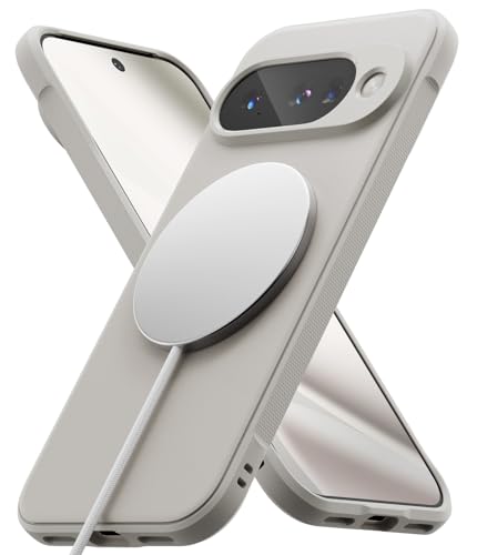 Image of Ringke Onyx Designed for Google Pixel 10 Case [Compatible with Pixelsnap /MagSafe] [Non-Slip] Anti-Fingerprint Slim-Fit Protective Cover with Precise Camera Cutouts - Magnetic Warm Gray