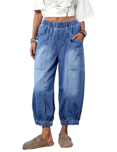 Jean stretch taille haute fini les ventres serrés grâce à l'élastique