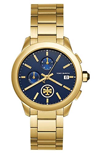 Tory Burch TBW1251 Collins Chronograph Blue Dial Ladies Watch