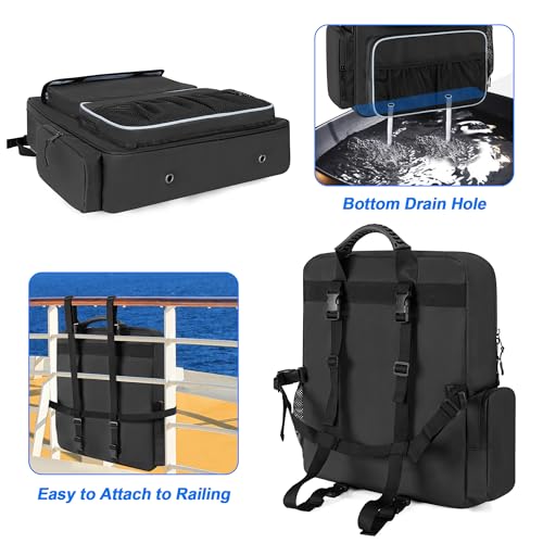 Image of Boat Organizers and Storage, Boat Back Seat Carrying Bag for Accessories