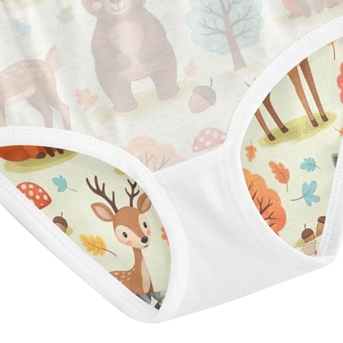 Girls' Underwear Panties, Cotton Girls Briefs, 2T-8 Years4