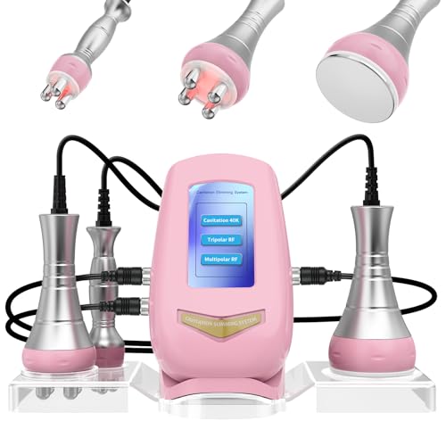 40K Maquina Anticelulitis Masajeador anticelulitico 3 en 1, Cavitacion y radiofrecuencia Corporal Facial Belleza Masajeador Celulitis Para Reafirmar y Modelar