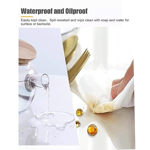 Tapis de sol en vinyle transparent pour chaise de bureau et cuisine - 5