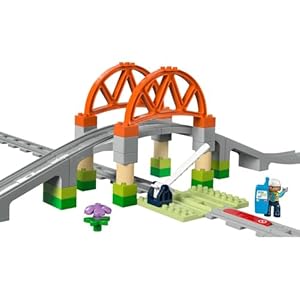 Amazon.co.jp - レゴ® デュプロ デュプロのまち 鉄道レールと橋 10426