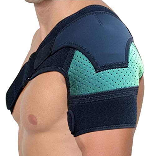 Image of TIMA Shoulder Brace for Women & Men - Pain Relief for Torn Rotator Cuff, Support and Compression - Sleeve Wrap for Shoulder Stability and Recovery - Fits Left and Right Arm