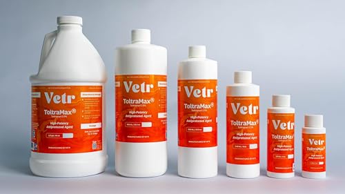 ToltraMax Toltrazuril 2.5% for Horses, Dogs, Cats, 240mL/8.1 Ounce, for Non-Food Chain Animals