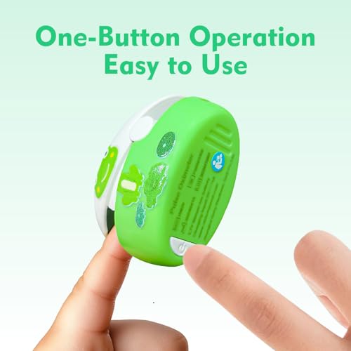 Fingertip Pulse Oximeter for Kids, Fast Pediatric Oxygen Saturation and Pulse Rate Monitor,Rechargeable SpO2 Monitor with Bright Display for Baby Infant, Toddlers at Home, School or Trip Use - Image 4