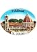 Firenze Firenze Italia magnete frigo viaggio souvenir frigorifero magnetico adesivo dipinto a mano artigianato