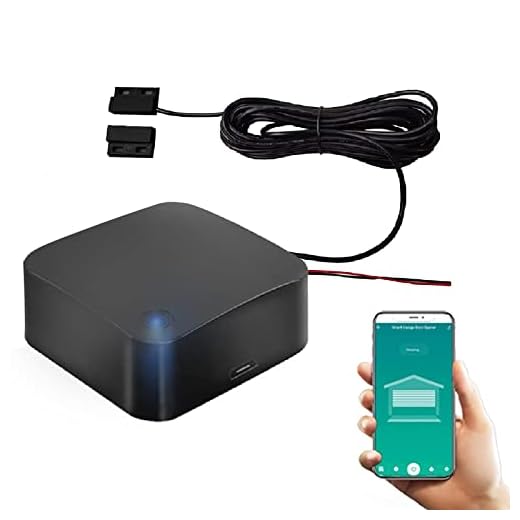 Smart Wi-Fi Garage Door, WiFi Garage Door Opener,myq Garage Door Opener,Compatible with Amazon Alexa, Google Assistant