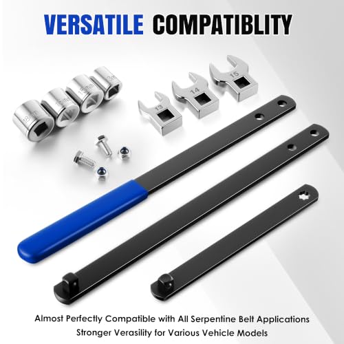 Image of Meonum Universal Serpentine Belt Tool Kit, Tensioner Wrench(Blue)