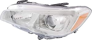 Evan Fischer Headlight Assembly Compatible with 2015-2019 Subaru WRX WRX STI Halogen Sedan/Wagon CAPA Driver Side