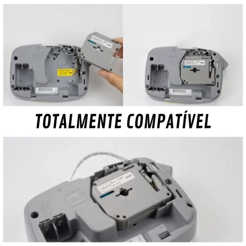 ita Rotulador Brother Pt-65 Pt-70 Pt-80 Pt-85 Pt-90 PT70Bm Dourada mk 831 Etiquetador Compatível M-2