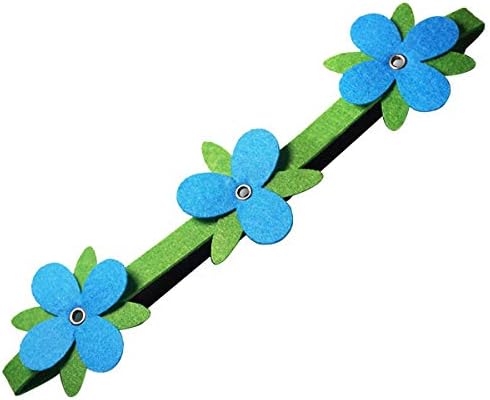 4 Pack Trolls Poppy Flowers Headwrap Headband Non-Woven Fabric Hairband Trolls Party Supplies Cosplay Costumes for Kids