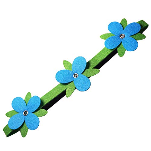 4 Pack Trolls Poppy Flowers Headwrap Headband Non-Woven Fabric Hairband Trolls Party Supplies Cosplay Costumes For Kids #TOP29