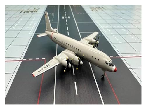 Modelo de avión de colección Interflug IL-18 a escala de alta precisión 6