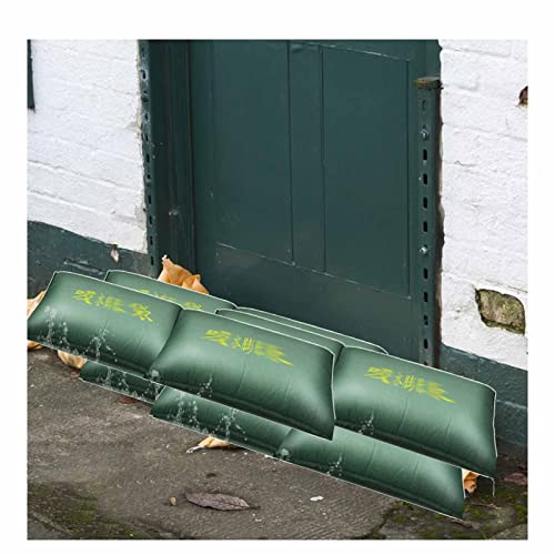 Bolsas de arena sin arena autoabsorbentes de lona verde para el control de inundaciones rápido 2