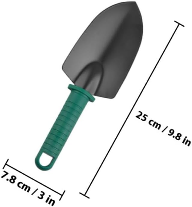 Gatuida Stainless Steel Garden Tool Set 5pcs with Shovel, Rake, and Gardening Scissors, Portable Carry Case for Outdoor Planting and Flower Gardening