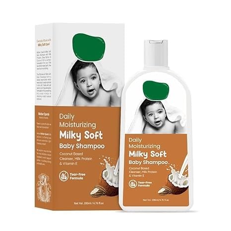 TV Milky Soft Baby Shampoo - 400ml | For Daily Moisturizing | Tear Free Formula With Milk Protein, Vitamin E & Coconut Oil