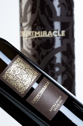 Image of Desert Miracle Organic Olive Oil Extra Virgin, Gourmet Gift Box, 17 fl oz | Moroccan EVOO, Giftable First Cold Pressed Olive Oil Extra Virgin, Smooth & Polyphenol-Rich, Trusted By Award-Winning Chefs