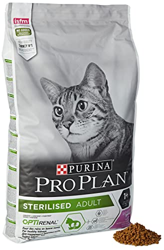 Purina Pro Plan Pienso para Gato Esterilizado Adulto con Pavo, saco de 10kg