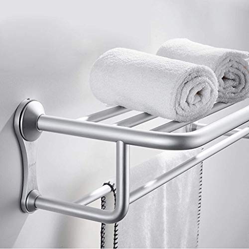 Rangement douche multifonctionnel en aluminium brossé ultra résistant