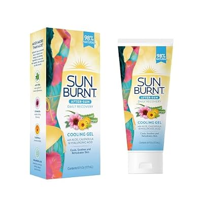 EMCW9 Ultra Hydrating Aloe Vera Gel by Sunburnt 6 Ounce,Clear,SUNB21006