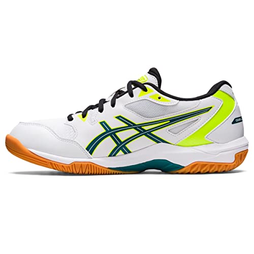 ASICS Men's Gel-Rocket 10 Volleyball Shoes, 12, White/Velvet Pine4