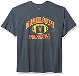 Elite Fan Shop NCAA Arizona State Sun Devils Mens Football T-Shirt Dark Heather, Arizona State Sun...