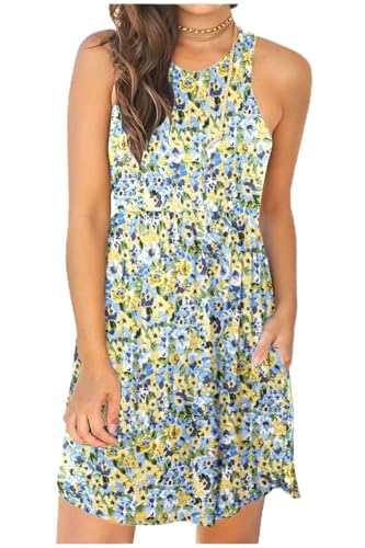 Image of HiMONE Vacation Dresses for Women 2025 Summer Dress Women's Casual Sundresses Casual Beach Petite Sun Dress XS-2XL